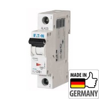 Автоматичний вимикач Eaton PL7-C40/1, 40А, 1P, C, 10кА (262708)