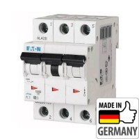 Автоматичний вимикач Eaton PL7-D40/3, 40А, 3P, D, 10кА (263425)