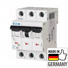 Автоматичний вимикач Eaton PL7-D40/3, 40А, 3P, D, 10кА (263425)