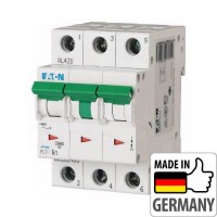 ⚡Автоматический выключатель Eaton PL7-B6/3, 6А, 3P, B, 10кА (263386)