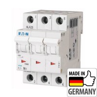 ⚡Автоматический выключатель Eaton PL7-B63/3, 63А, 3P, B, 10кА (263401)