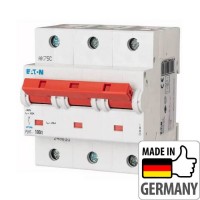 Автоматичний вимикач Eaton PLHT-C100/3, 100А, 3P, C, 20кА (248040) Автоматичний вимикач Eaton PLHT-C100/3, 100А, 3P, C, 20кА (248040)