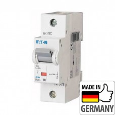 Автоматичний вимикач Eaton PLHT-D80, 80А, 1P, D, 20кА (247996)