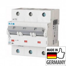 Автоматичний вимикач Eaton PLHT-C80/3, 80А, 3P, C, 20кА (248039)