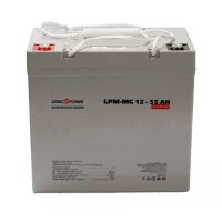 ⚡Аккумулятор мультигелевый LogicPower LPM-MG 12-55 AH (3873)