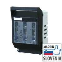 Блок-рубильник горизонтальний 3-полюсний ETI HVL 1 для ножових запобіжників