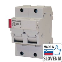Разъединитель EFD14 2p для цилиндрических предохранителей CH14x51 Разъединитель EFD14 2p для цилиндрических предохранителей CH14x51