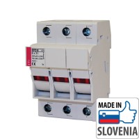 Роз'єднувач EFD8 3p для циліндричних запобіжників CH8x31