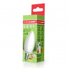 Светодиодная LED лампа Eurolamp ЕКО серия "D" CL 6W E14 4000K