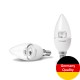 LED лампа Eurolamp ЕКО серия "D" CL прозрачная 6W E14 4000K