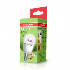 Светодиодная LED лампа Eurolamp ЕКО серия "D" G45 прозрачная 5W E27 4000K Светодиодная LED лампа Eurolamp ЕКО серия "D" G45 прозрачная 5W E27 4000K