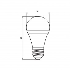 Светодиодная LED лампа Eurolamp ЕКО серия "D" А50 7W E27 3000K Светодиодная LED лампа Eurolamp ЕКО серия "D" А50 7W E27 3000K