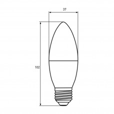 Светодиодная LED лампа Eurolamp ЕКО серия "D" CL 6W E27 4000K Светодиодная LED лампа Eurolamp ЕКО серия "D" CL 6W E27 4000K