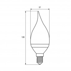 Светодиодная LED лампа Eurolamp ЕКО серия "D" Candle on Wind 6W E14 3000K (50) Светодиодная LED лампа Eurolamp ЕКО серия "D" Candle on Wind 6W E14 3000K (50)