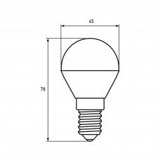 Светодиодная LED лампа Eurolamp ЕКО серия "D" G45 5W E14 3000K