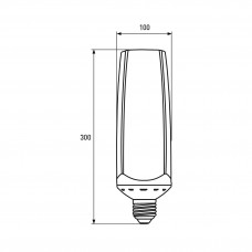 Світлодіодна LED лампа Eurolamp потужна "ROCKET" 65W E40 6500K (16) Світлодіодна LED лампа Eurolamp потужна "ROCKET" 65W E40 6500K (16)