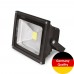 Уличный LED-прожектор Euroelectric COB 30Вт, 6500K (черный)