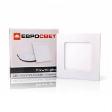 Встраиваемый светильник Eurosvet LED-S-150-9 9Вт, 4200К, квадратный (150x150мм) Встраиваемый светильник Eurosvet LED-S-150-9 9Вт, 4200К, квадратный (150x150мм)