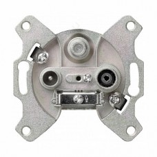 Механізм прохідної TV+R+SAT розетки Jung ECO profi