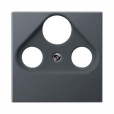Накладка на TV+R+SAT-розетку Jung ECO profi. Колір: Антрацит