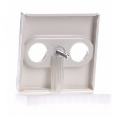 Накладка на TV+R-розетку Jung ECO profi. Колір: Слонова кістка