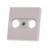 Накладка на TV+R-розетку Jung ECO profi. Колір: Слонова кістка