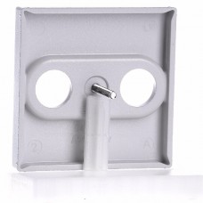 Накладка на TV+R-розетку Jung ECO profi Колір: Алюміній