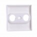 Накладка на TV+R-розетку Jung ECO profi. Колір: Білий