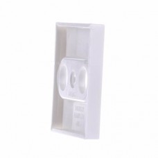 Накладка на TV+R-розетку Jung ECO profi. Колір: Білий