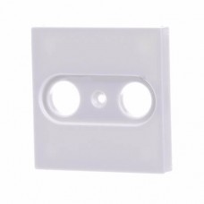 Накладка на TV+R-розетку Jung ECO profi. Колір: Білий