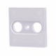 Накладка на TV+R-розетку Jung ECO profi. Колір: Білий
