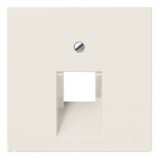 Накладка на однопортову інформаційну розетку Jung ECO profi. Колір: Слонова кістка