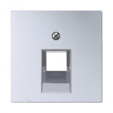 Накладка на однопортову інформаційну розетку Jung ECO profi Колір: Алюміній