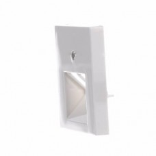 Накладка на двопортову інформаційну розетку Jung ECO profi. Колір: Слонова кістка