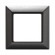 Рамка одномісна Jung ECO profi. Колір: Антрацит
