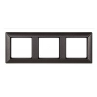 Рамка трехместная Jung ECO profi. Цвет "Антрацит" (EP483AN)