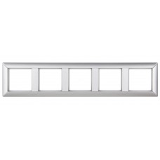 Рамка п'ятимісна Jung ECO profi. Колір: Алюміній