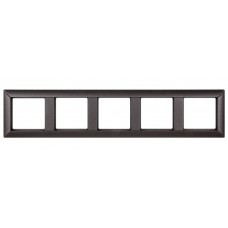 Рамка п'ятимісна Jung ECO profi. Колір: Антрацит