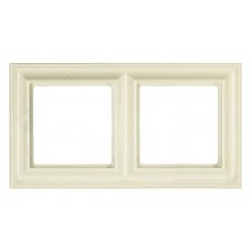 Рамка двомісна Jung ECO profi Design. Колір: Слонова кістка