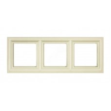 Рамка тримісна Jung ECO profi Design. Колір: Слонова кістка