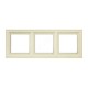 Рамка тримісна Jung ECO profi Design. Колір: Слонова кістка