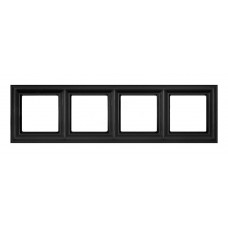 Рамка чотиримісна Jung ECO profi Design. Колір: Антрацит