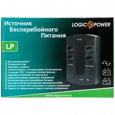 Источник бесперебойного питания (ИБП) LogicPower LP 650VA-6PS (455Вт) (4324)