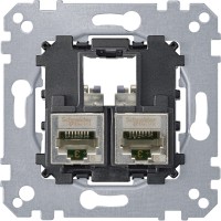 МЕХАН.ИНФ.РОЗЕТКЫ RJ45,2-П, кат.5e STP