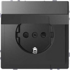 Розетка з/к и крышкой Merten D-Life Антрацит