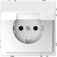 Розетка D-Life с заземлением и крышкой белый лотос (MTN2310-6035) Розетка D-Life с заземлением и крышкой белый лотос (MTN2310-6035)