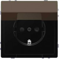 MTN2310-6052 Розетка з/к и крышкой Merten D-Life "Мокко"