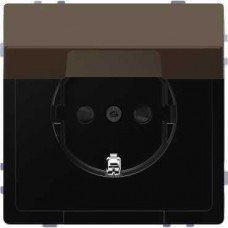 Розетка з/к и крышкой Merten D-Life Мокко