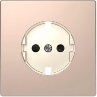 Лицевая панель для розетки со шторками Merten D-Life. Цвет Шампань (MTN2330-6051) Лицевая панель для розетки со шторками Merten D-Life. Цвет Шампань (MTN2330-6051)