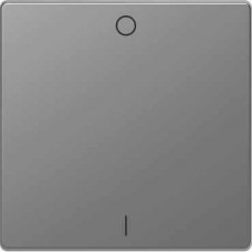 MTN3301-6036 Клавиша одинарная с символом O/I Merten D-Life "Нержавеющая Сталь"